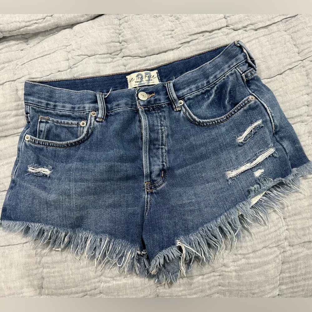Free people Denim Shorts